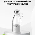 BUĞZ USB Şarjlı Kablosuz Blender – Taşınabilir, Kompakt ve Çevre Dostu Meyve Sıkıcı