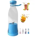 BUĞZ USB Şarjlı Mini Blender 380 ml Taşınabilir Smoothie Yapıcı Pratik Kullanım