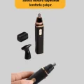 BUĞZ USB Şarjlı Sessiz Burun ve Kulak Kılı Temizleme Cihazı - Lisinya