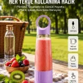 BUĞZ USB Şarjlı Taşınabilir Smoothie Blender 400 ml