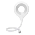 BUĞZ Usb Sesli Komutla Çalışan Akıllı Taşınabilir LED Lamba Esnek Boyunlu Masa Influencer Işığı