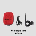BUĞZ USB TF Kart ve FM Radyolu Bluetooth Hoparlör 5W