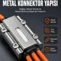 BUĞZ USB Type-C, Lightning ve Micro USB Uyumlu 3ü 1 Arada Hızlı Şarj Kablosu