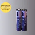BUĞZ USB Type-C Şarjlı AAA Lityum Pil 1000+ Şarj Döngüsü ile Uzun Ömür