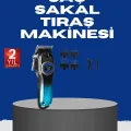  USB Type-C Şarjlı Kablosuz/Kablolu Erkek Tıraş Makinesi