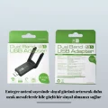 BUĞZ USB WiFi Adaptör – 1200 Mbps Hız - BUĞZ