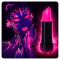 BUĞZ UV Neon Pembe Ruj – Karanlıkta Parlayan Makyaj Boyası