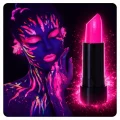 BUĞZ Uv Neon Pembe Ruj – Karanlıkta Parlayan Makyaj Boyası