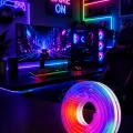 BUĞZ Uygulama Kontrollü RGB Neon Led Şerit Işık 16 Milyon Renk Destekli