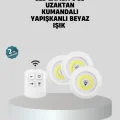 BUĞZ Uzaktan Kumandalı 3’lü Ayarlanabilir Spot LED Işık Seti