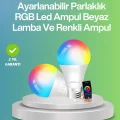 BUĞZ Uzaktan Kumandalı Akıllı LED Ampul, Enerji Tasarruflu