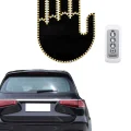  Uzaktan Kumandalı El Orta Parmak Led Araç Camına Özel