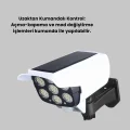 BUĞZ Uzaktan Kumandalı Güneş Enerjili LED Güvenlik Lambası Kamera Tipi Hareket Sensörlü