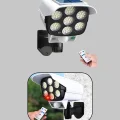 BUĞZ Uzaktan Kumandalı Güneş Enerjili LED Güvenlik Lambası Kamera Tipi Hareket Sensörlü Yeni Nesil