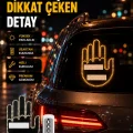 BUĞZ Uzaktan Kumandalı LED El Park Uyarı Cihazı Suya Dayanıklı Enerji Tasarruflu