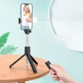 BUĞZ Uzaktan Kumandalı Tripod Özellikli Selfie Çubuğu
