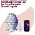 BUĞZ Uzaktan Kumandalı, USB Girişli, Döner Projektör Lamba