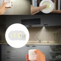  Uzaktan Kumandalı Yapışkanlı 3lü Led Spot Lamba