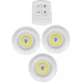 BUĞZ Uzaktan Kumandalı Yapışkanlı 3lü Led Spot Lamba