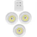  Uzaktan Kumandalı Yapışkanlı 3lü Led Spot Lamba