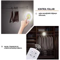 BUĞZ Uzaktan Kumandalı Yapışkanlı Led Spot Lamba Bx40