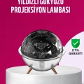 BUĞZ Uzay Temalı Projeksiyonlu Nemlendirici USB Güçlü Gece Lambası
