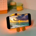 BUĞZ Üzgün Balkabağı Tasarımlı Gece Lambası - Silikon - Telefon Tutucu Özellikli
