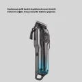  Uzun Çalışma Süreli LCD Göstergeli Saç Kesme Makinesi