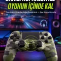 BUĞZ Uzun Pil Ömürlü Oyun Kolu – USB ile Hızlı Şarj Desteği