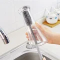 BUĞZ Uzun Saplı Silikon Biberon ve Kavanoz Yıkama Fırçası