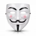 BUĞZ V Mask Premium Vendetta Beyaz Maske (guy Fawkes Stil)