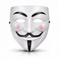 BUĞZ V Mask Premium Vendetta Beyaz Maske (Guy Fawkes Stil)