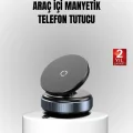 BUĞZ Vakum Adsorpsiyonlu Manyetik Telefon Tutucu Güçlü N52 360° Evrensel Uyumluluk