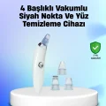 BUĞZ Vakum Teknolojili Siyah Nokta Temizleyici Cihaz – 4 Farklı Başlık ve Derinlemesine Gözenek Temizliği