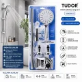 BUĞZ Vakumlu - Krom Lux Sürgülü Duş Seti Bx40