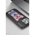 BUĞZ Venco  İphone 14 Pro Max Cute Desenli Kapak - Siyah