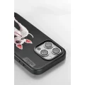BUĞZ Venco  İphone 15 Pro Max Perma Desenli Kapak - Siyah
