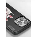 BUĞZ Venco  İphone 16 Pro Perma Desenli Kapak - Siyah
