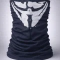 BUĞZ Vendetta Maskesi Desenli Baf Bandana – Çok Amaçlı Yüz Boyunluk Bandana 4 No