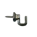 BUĞZ Vidalı Kanca, Askı Küçük - 15x18mm, Nikel - 1 Adet