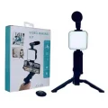 BUĞZ Video Making Kit Telefon Tutucu Vlog Video Mini Led Işıklı