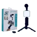  Video Making Kit Telefon Tutucu Vlog Video Mini Led Işıklı