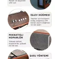 BUĞZ Vintage Nostaljik Radyo AUX USB SD Kart Girişli Şarjlı Bluetooth Bağlantılı - BUĞZ