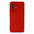 BUĞZ Vivo V23 5g Kılıf Nano İçi Kadife Silikon - Kırmızı