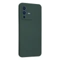 BUĞZ Vivo V23 5g Kılıf Nano İçi Kadife Silikon - Koyu Yeşil