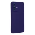 BUĞZ Vivo V23 5g Kılıf Nano İçi Kadife Silikon - Mor