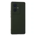 BUĞZ Vivo V29 Lite Kılıf Nano İçi Kadife Silikon - Koyu Yeşil