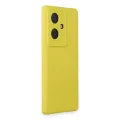BUĞZ Vivo V29 Lite Kılıf Nano İçi Kadife Silikon - Sarı