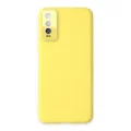 BUĞZ Vivo Y11s Kılıf Lansman Glass Kapak - Sarı