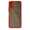 BUĞZ Vivo Y11s Kılıf Montreal Silikon Kapak - Kırmızı